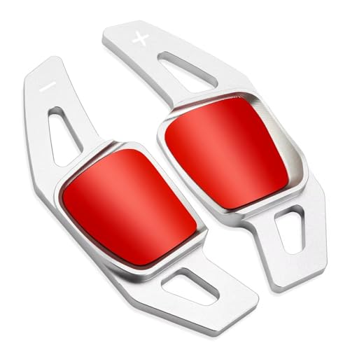 �p�h���V�t�^�[ ���� Compatible With Tiguan MK2 For T-Cross For Passat B8 �X�e�A�����O�z�C�[���p�h���V�t�^�[�g��(Silver)