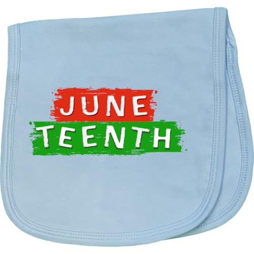 inktastic Juneteenth Baby Burp Cloth Light Blue 45498