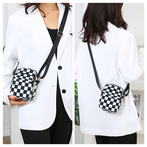 Small Crossbody Bags for Women Fashion Cell Phone Cross body Purses Mini Shoulder Bag Wallet Nylon Purse2