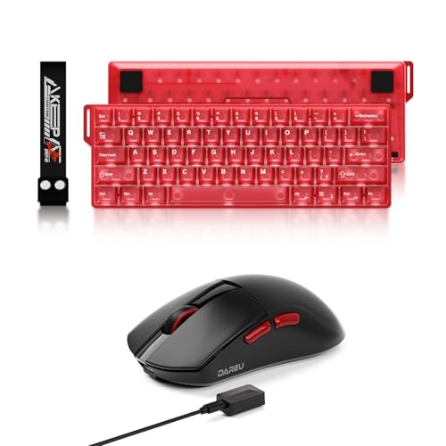 DAREU COOL60 ���s�b�h�g���K�[�Ή� �Q�[�~���O�L�[�{�[�h �� + DAREU A950 AIR WING �Q�[�~���O�}�E�X 35g���y�� ���y�Z�b�g�z