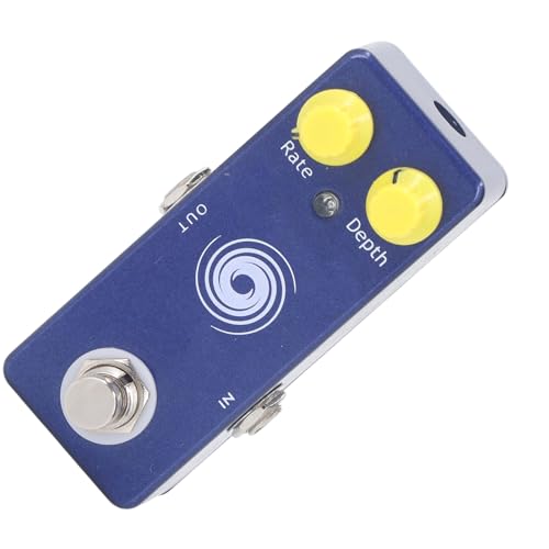 Pédale chorus guitare multi-effets taille compacte en aluminium