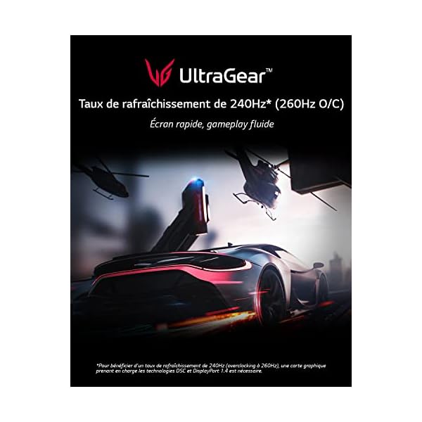 LG 32GQ850-B - 32", QHD IPS, 1ms, 240Hz, DisplayHDR 600, G-Sync, FreeSync Premium Pro - Image 4