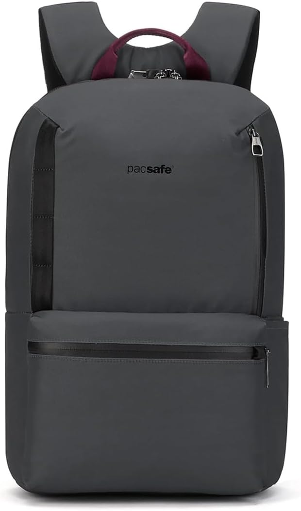 Pacsafe Metrosafe X Anti Theft 20L Backpack-with Padded 16" Laptop Sleeve, Slate, 20 Liter - Image 2