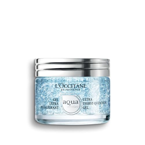L'Occitane Moisturizing Water-Based Aqua Reotier Ultra Thirst-Quenching Gel Enriched with Hyaluronic Acid, Net Wt. 1.5 oz.