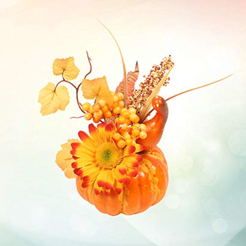 Decoração de Halloween Decorationss Halloween Flor artificial folha de bordo decoração de abóbora de