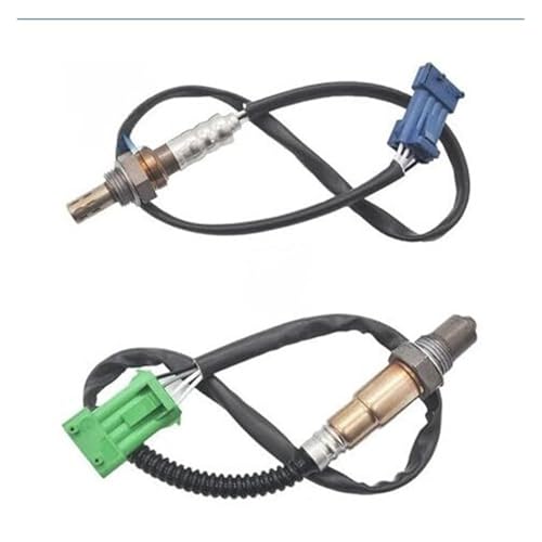 Capteur O2 96368765 9657632980 lot de 2 sondes lambda pour échappement essence et diesel