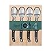 French Home Laguiole Coffee Spoons, Set of 4, Navy