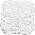 Ekena Millwork ONL05X05X01HV 4 7/8-Inch W X 4 7/8-Inch H X 3/4-Inch P Haven Large Onlay