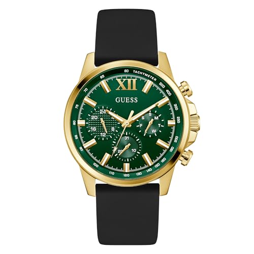 Image of GUESS Walker Analog Watch for Men with Round Dial & Water Resistant Man's Wrist Watches
