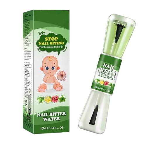 10 uñas morder agua para niños líquido de extracto de melón amargo para evitar que los dedos mastiquen y promuevan hábitos saludables