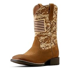 Antique Mocha Suede/Sand Camo Print