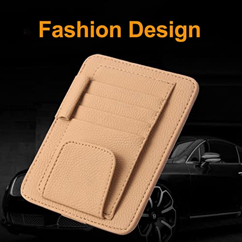 fengny Carteira de luva para guarda-sol com viseira de armazenamento em couro PU estojo de armazenam