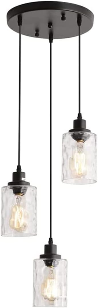 3-Light Black Ceiling Canopy Kit 13.8 Inches Ceiling Light Plate Light Fixtures with Mounting Hardware for Chandelier Ceiling Pendant Light Hanging Lamps Fixtures (3 Head) (Black)