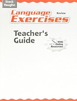 Paperback Steck-Vaughn Language Exercises: Teacher's Guide Grades 5-8 Review 2004 Book