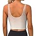 Rose Gold Faux Glitter Print Lightweight Trendy Women Sports Vest Yoga Workout Running Vests All Seasons