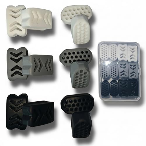 Jaw Exerciser for Men & Women,(12 pcs)2 models 3 Resistance Level...