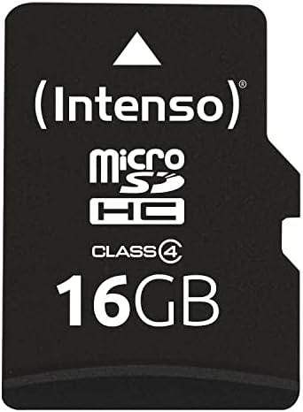 Intenso 3413480 Karta MicroSD 32 GB, Czarny