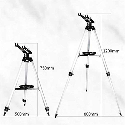 PJPPJH Telescópio, tripé de altura ajustável de 125 mm de diâmetro grande 350 X de alta transmissão
