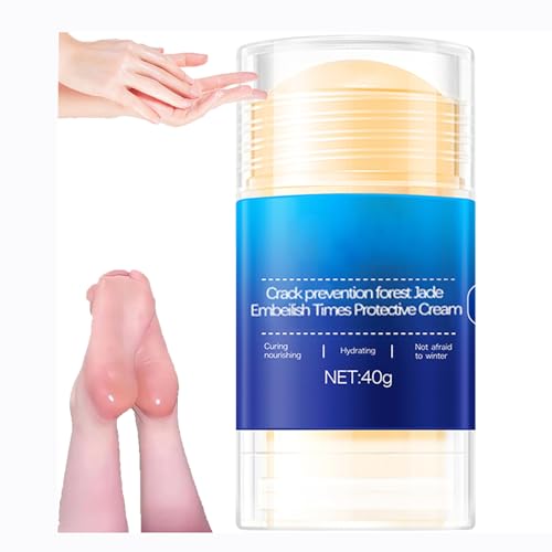 XIRUJNFD Crack Feet Prevention Stick, Foot Care Cream Cracked Feet, Remove Dead Skin, Moisturizing Smooth Foot Balm Stick For Dry Cracked Feets (Blue*2) 2pcs