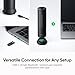 Insta360 Wave - AI Conference Speakerphone, Bluetooth, Voice Recorder, 8 Noise-Canceling Mics w/Beamforming, AI Transcript & Summary, Support 99 Languages, 32GB Storage, Podcasts, Livestreams