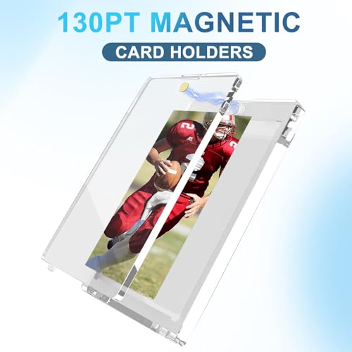 Porte-cartes magnétiques One Touch 130pt anti-UV en plastique rigide pour préserver vos cartes - 3