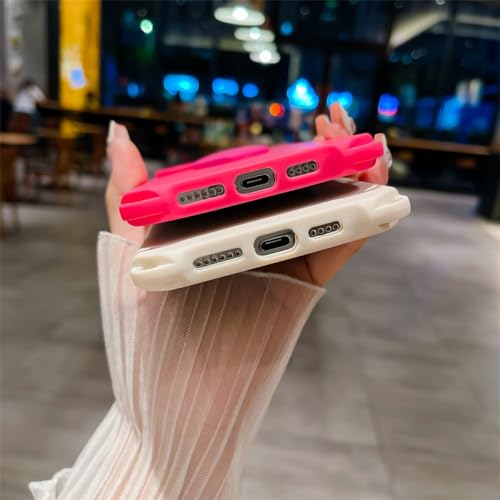 Coque antichoc iPhone 14 Pro Max cœur 3D silicone souple - 5