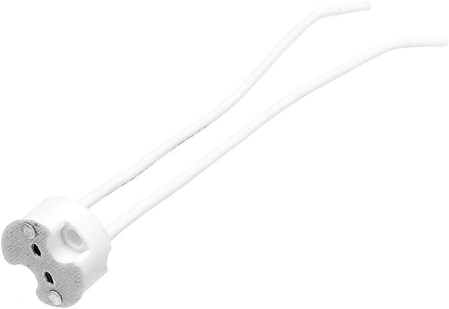 MonkeyClimb 10PCS MR16 G4 Ceramic Lamp Holder Socket