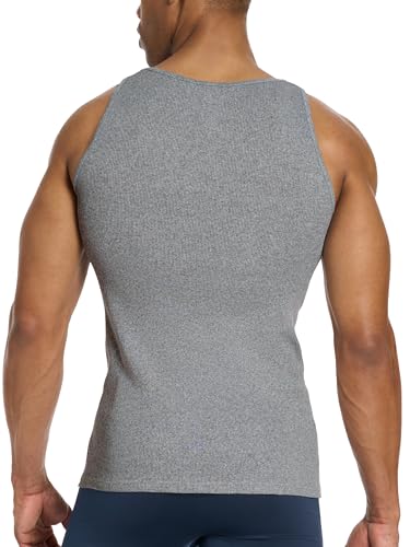 PUMA Men's 5 Pack Cotton Rib Tank Top4