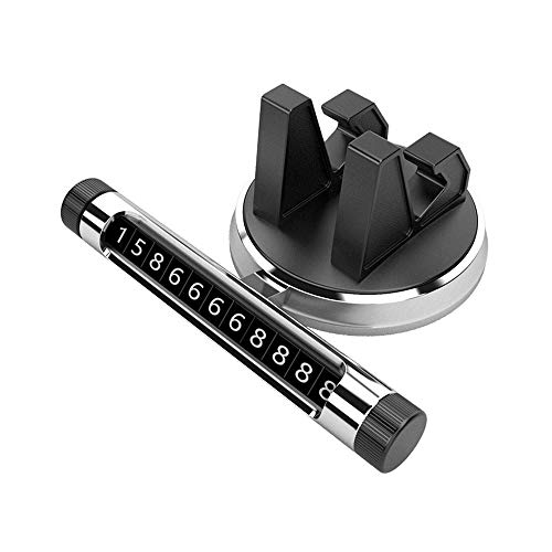 Placa de estacionamento temporário Zwbfu, placa de parada temporária luminosa, suporte universal par