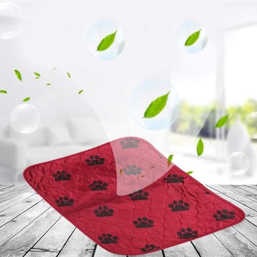 Image of Cyrank Reusable Dog Pee Pads, Washable Pee Pads for Dogs Training Pads for Dogs Puppy Potty Training Pads Potty Pads for Puppies Dog Whelping Pads Dog Mat Pee Pad for Pig Mat, 40 * 60cm