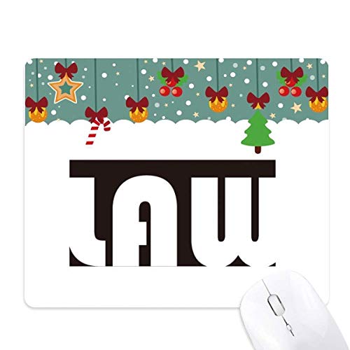 Tapis de souris noir de jeu pour sublimer votre bureau à Noël
