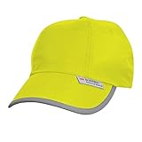 6 panel. Result - Gorra/Visera Unisex Alta Visibilidad(3M) (Talla Única) (Amarillo Fluorescente)