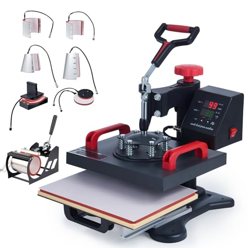 CREWORKS Macchina Pressa a Caldo 8 in 1 (30x25cm)