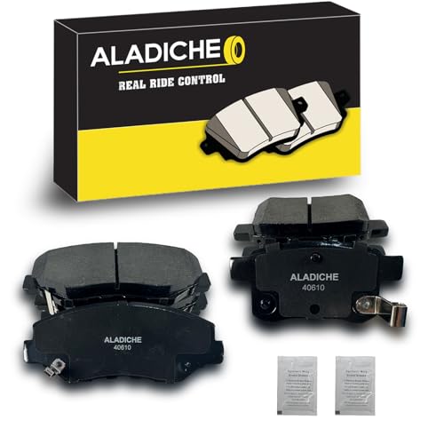 ALADICHE upgrade Front Rear Ceramic Disc Brake Pads Set Compatible ...