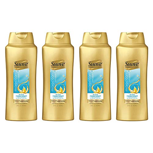 Suave Professionals Shine Conditioner, Moroccan Infusion, 28 Fl Oz (Pack of 4)