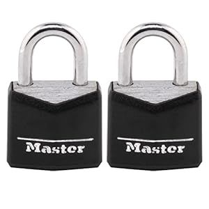 Master Lock 121T Vorhängeschloss, 2 Stück