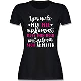 Eine tolle Überraschung zum Muttertag, Geburtstag oder Weihnachten: Das Kurzarm Frauenshirt mit Rundhalsausschnitt bieten wir mit vielen tollen Motiven, Prints und Muster an