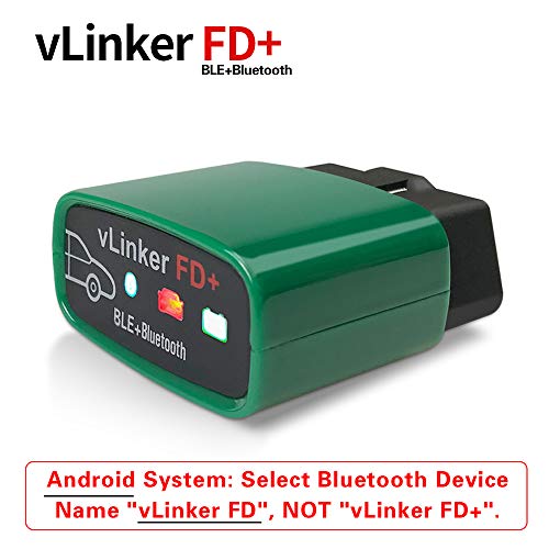 TONWON vgate vLinker FD Bluetooth BLE4.0 OBD2 Diagnostic Scanner/Sacn Tool for Android & iOS & Windows (BLE4.0)