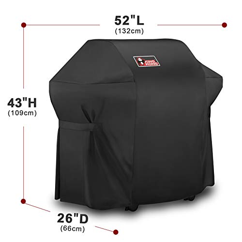 Kingkong 7106 Cover For Weber Spirit 200 And 300 Series Gas Including Grill Brush, Tongs And Thermometer #TOP1