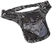 Produktbild GURU SHOP Goa Gürteltasche, Bauchtasche, Patchwork Sidebag - Schwarz/grau, Herren/Damen, Baumwolle, Size:One Size, 30x20x5 cm, Festival- Bauchtasche Hippie