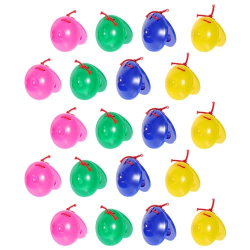 COLORI VIVACI: con una confezione da 20 nacchere in , , verde e , puoi aggiungere un tocco di alle tue attività musicali.