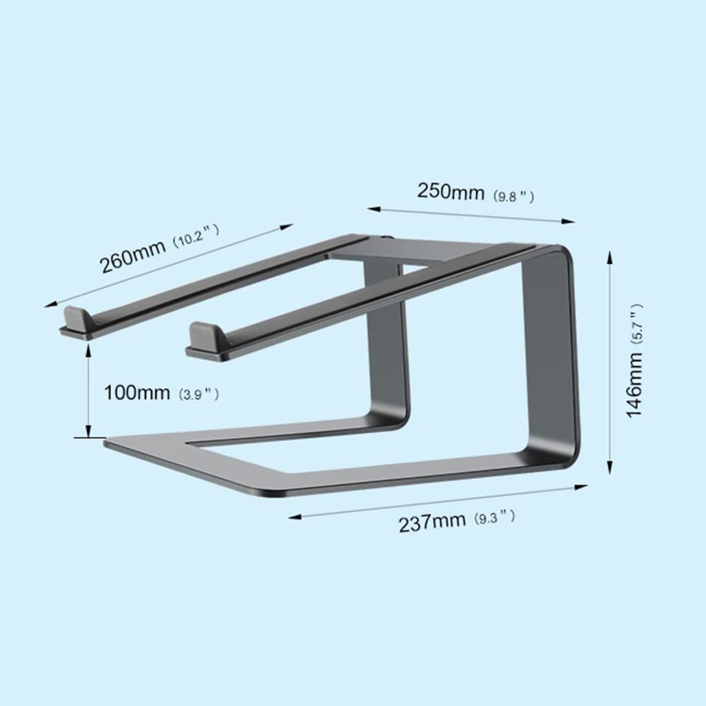 Supporto per sollevamento computer in lega di alluminio Supporto per laptop ergonomico leggero e robusto dissipazione del calore per laptop da 11-17 pollici Supporto ergonomico portatile Air