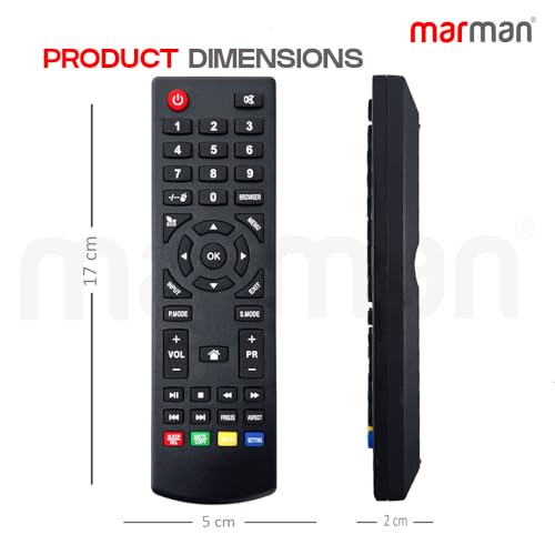 Image of marman Compatible with Kodak Tv Remote Control Suitable for LED OLED 4K HD UHD Television - Non Voice Command - Pairing Not Required - Match Remote Key By Key with Existing Model Remote