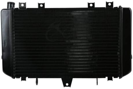 TCT-MOTORPARTS Radiador enfriador apto para Kawasaki ZRX 1100 1996-2000 ZRX 1200 2001-2008 02 03 04
