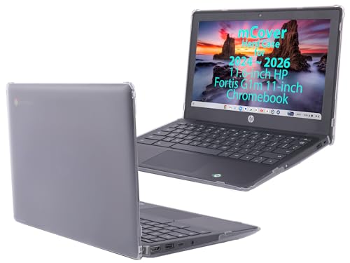 Étui HP Fortis G1m 11 transparent coque sur mesure pour Chromebook Clamshell et Flip 2 en 1