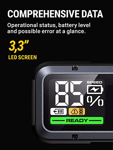 HULKMAN Alpha85 Smart Jump Starter 2000 Amp 20000mAh Car Starter for up to 8.5L Gas and 6L Diesel Engines with Boost Function for Totally Dead Battery 12V Lithium Portable Car Battery Booster Pack - Image 4