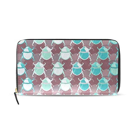 MONTOJ Cartoon Beatles monedero y cartera de viaje cuero Mujeres Wallet