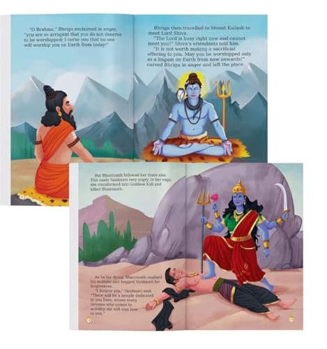 Image of Story Books for Kids (Set of 10 Books) - Mythology Stories for Children - Brahma, Durga, Bhakta Prahlad, Luv-Kush, Shiva, Tirupati Balaji, Vishnu, ... Stories - Read Aloud to Infants, Toddlers