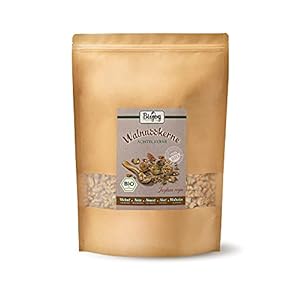 Biojoy BIO-Walnotenpitten, natuurlijke, achtste walnoten (1 kg)