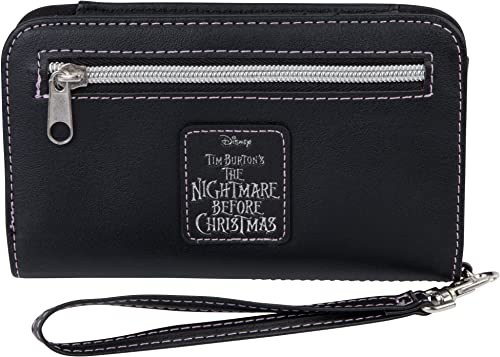 Loungefly unisex Disney The Nightmare Before Christmas Wallet & Phone Holder - Bi-fold, Snap Closure, Detachable Wrist Strap2